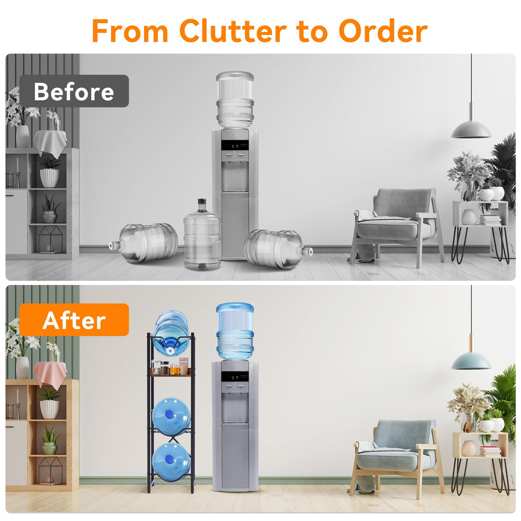5 Gallon Water Bottle Jug Holder with Dispenser Valve J927963