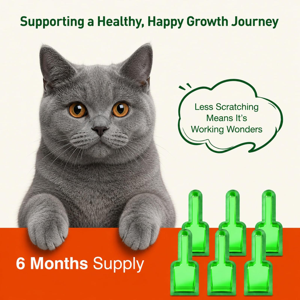 6 Pack Flea and Tick Prevention for Cats A7362