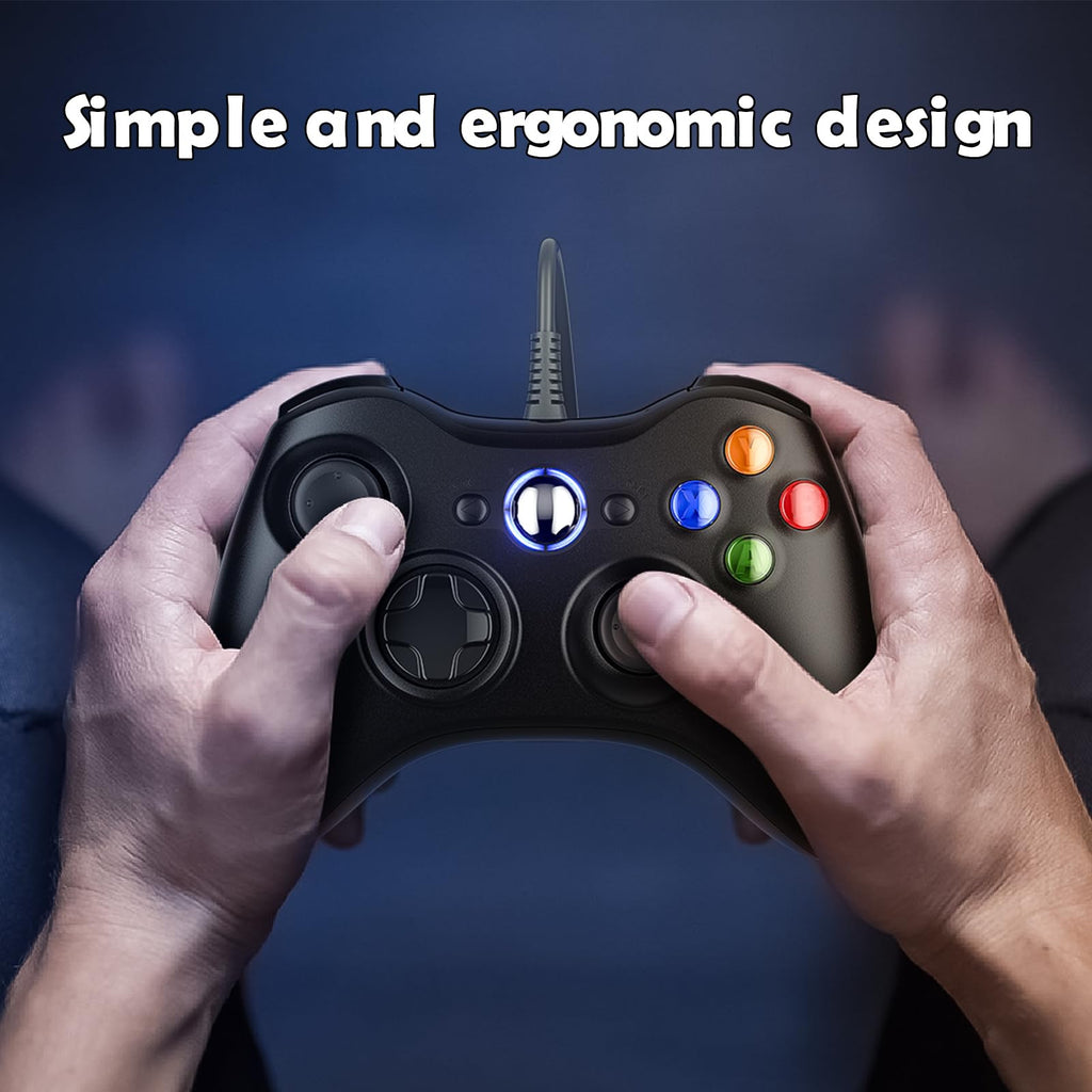 10ft Wired Controller with Upgraded Joystick, Double Shock, 2.5mm Audio Jack - 2 Pack C765511