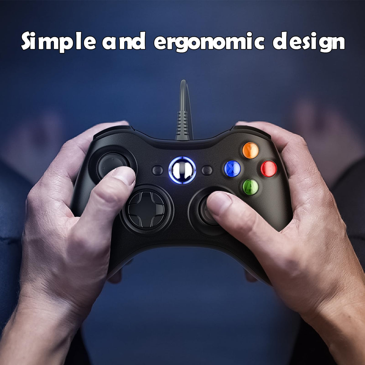 10ft Wired Controller with Upgraded Joystick, Double Shock, 2.5mm Audio Jack - 2 Pack C765511
