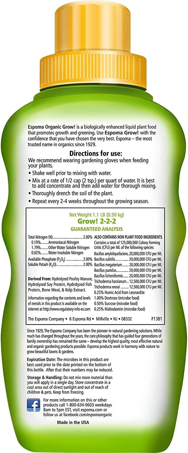 Organic Liquid Plant Food 16 Oz M99254