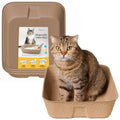 4 Pack Disposable Cardboard Cat Litter Boxes Q6875