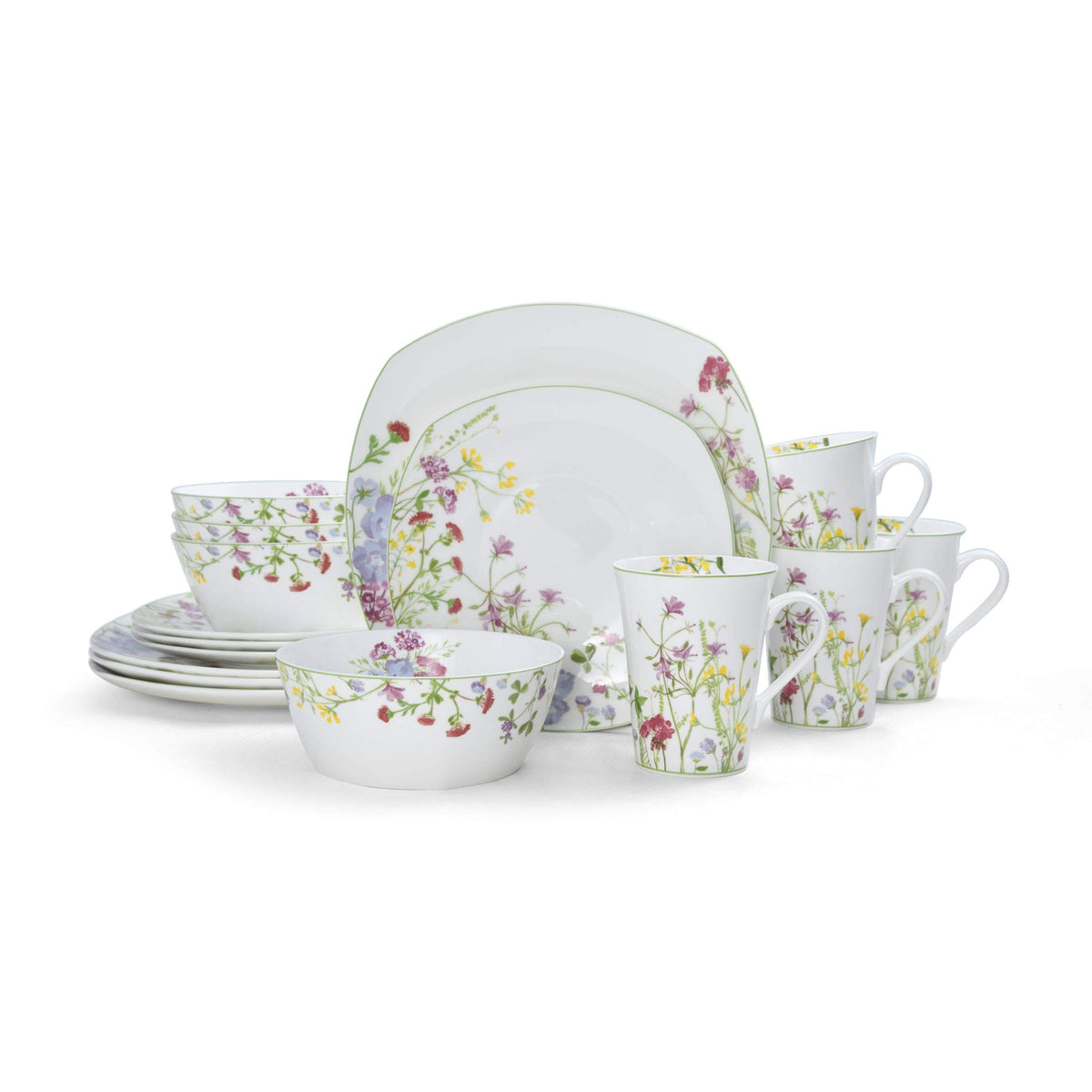 16-Piece Bone China Dinnerware Set Service for 4 U519