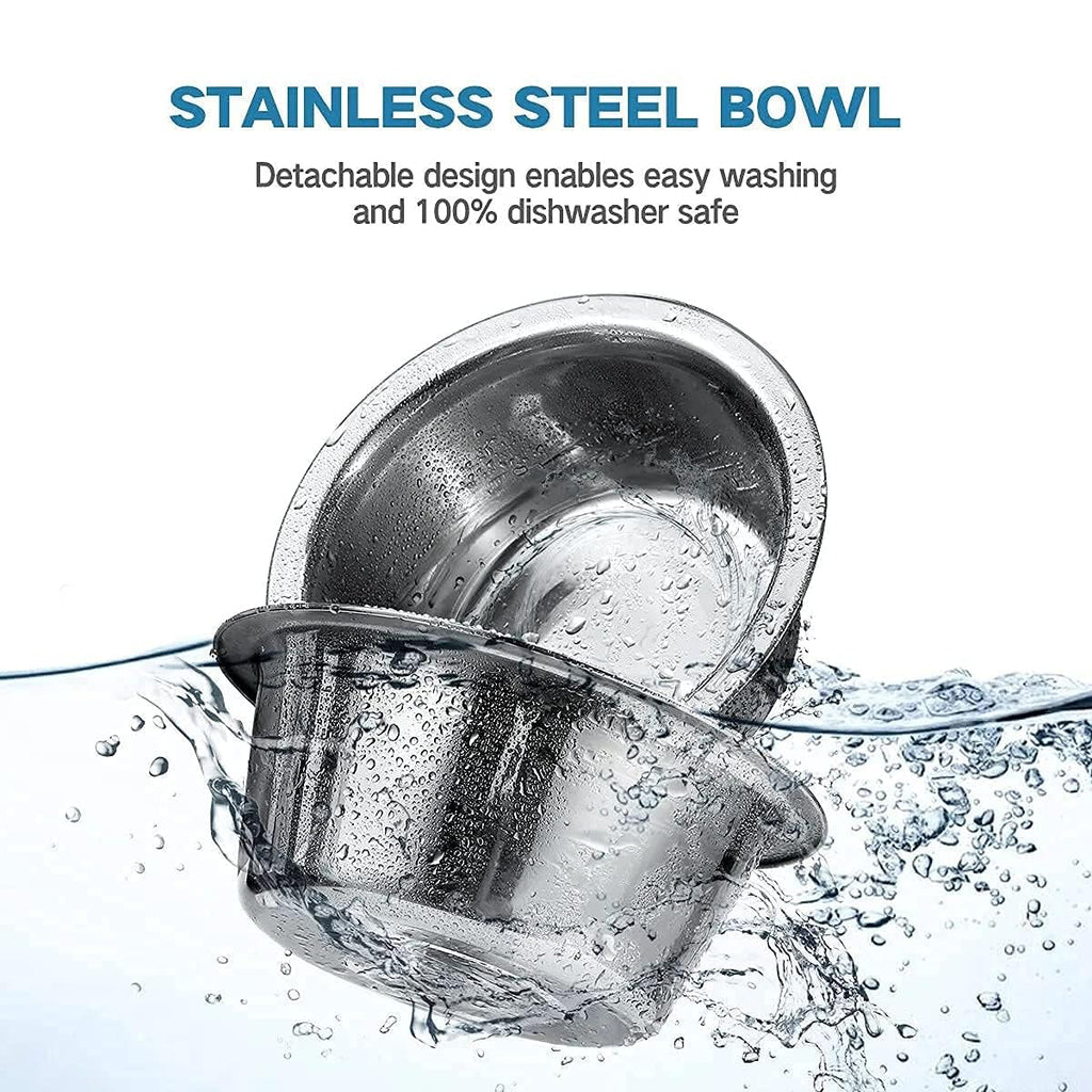 Height Adjustable Stainless Steel Cat Dog Bowls J351