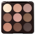 Neutral Nude 9 Colors Matte Eyeshadow Palette with Mirror C74900