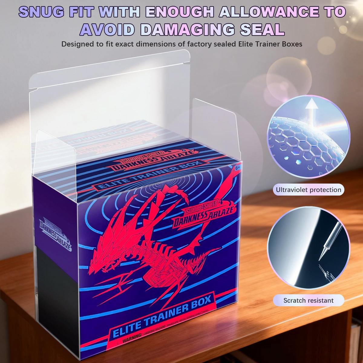 UV-Blocking Plastic Display Case E168