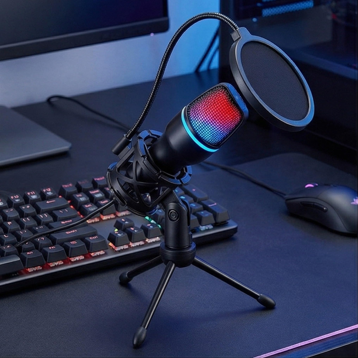 USB Condenser Gaming Mic with Shock Mount N21518