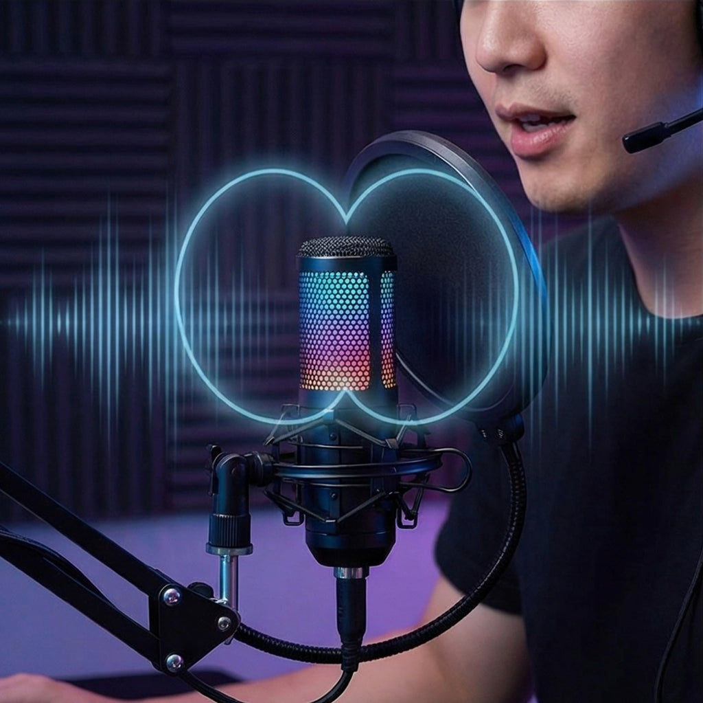 USB Condenser Gaming Mic with Shock Mount N21518