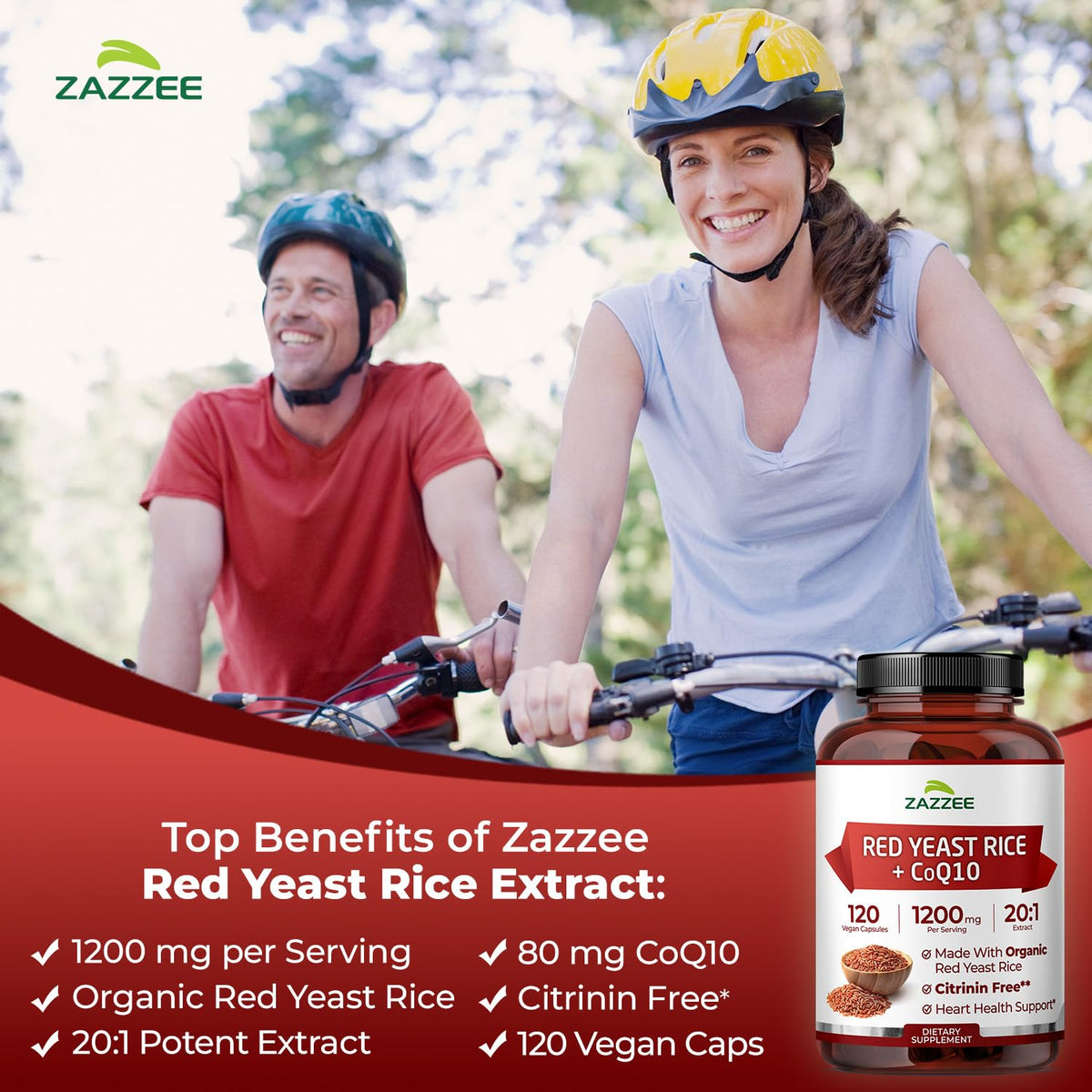 Organic Red Yeast Rice Extract with CoQ10 B727