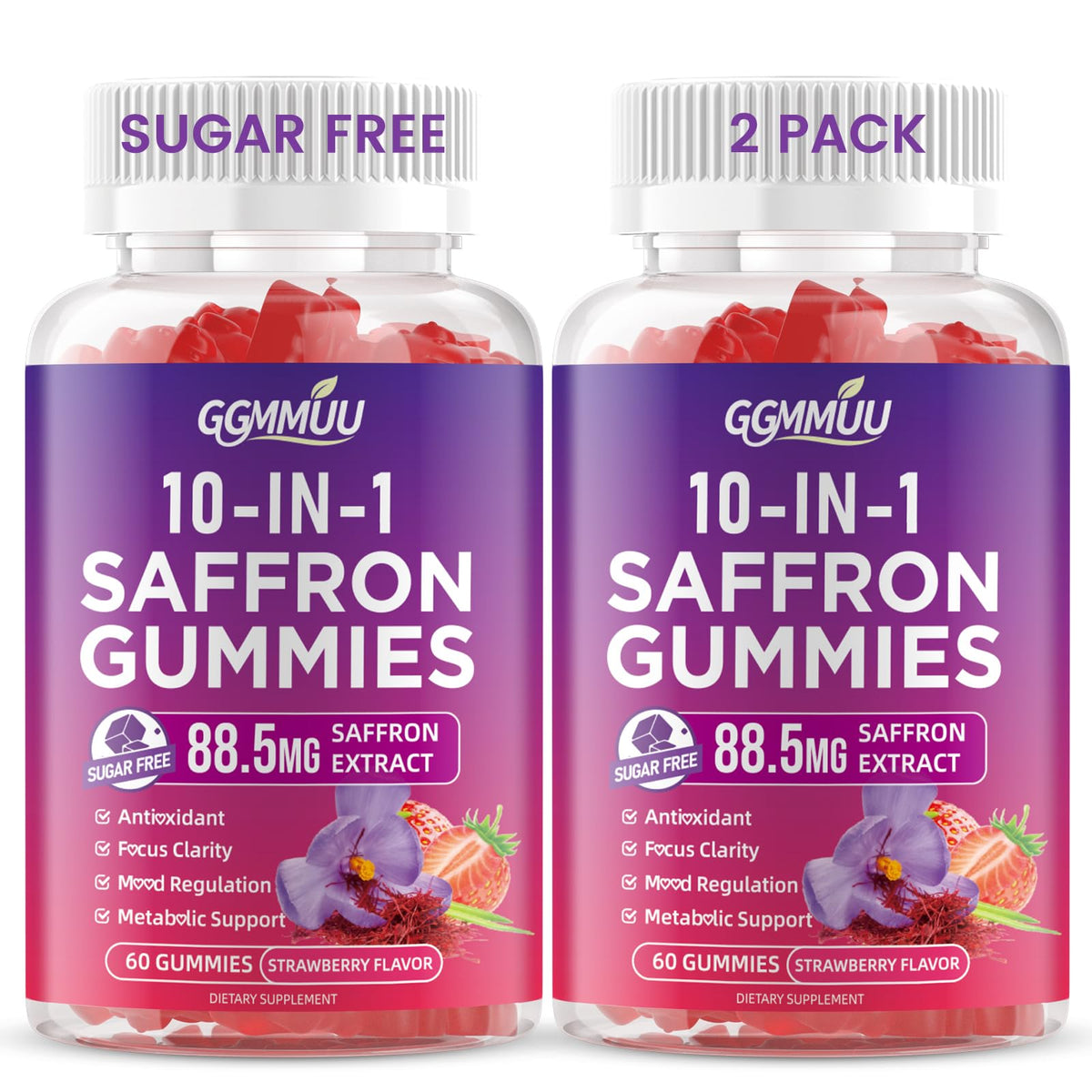 Strawberry Flavor 120 Count Gummies H345932