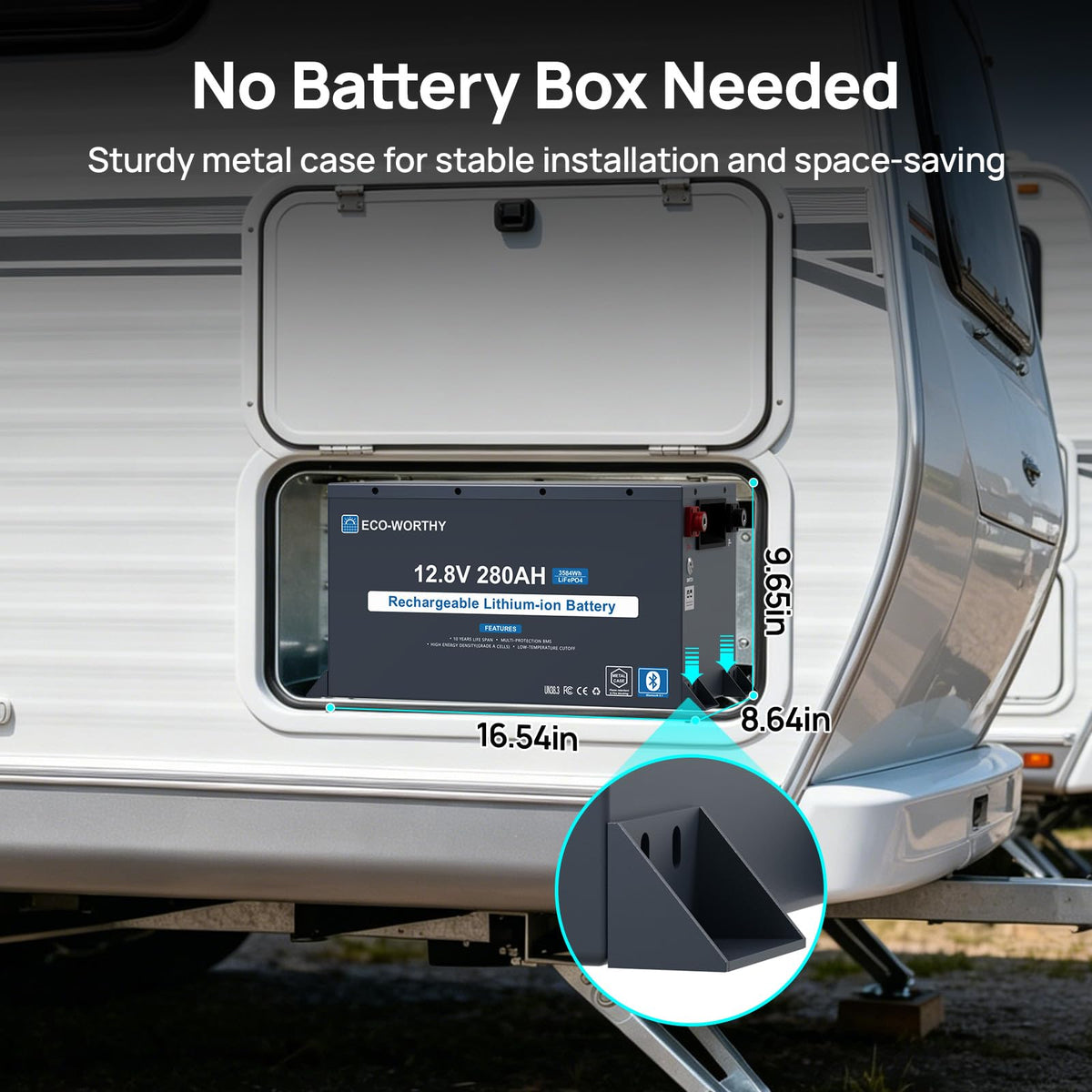 12V 280Ah LiFePO4 Lithium Battery J836757