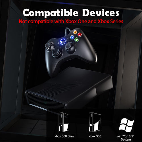10ft Wired Controller with Upgraded Joystick, Double Shock, 2.5mm Audio Jack - 2 Pack C765511