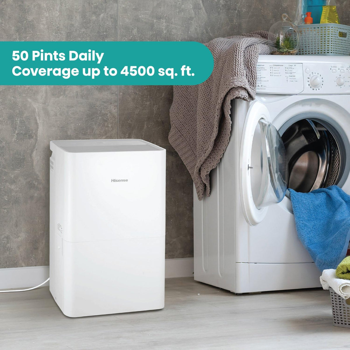 50-Pint Portable Dehumidifier W32389