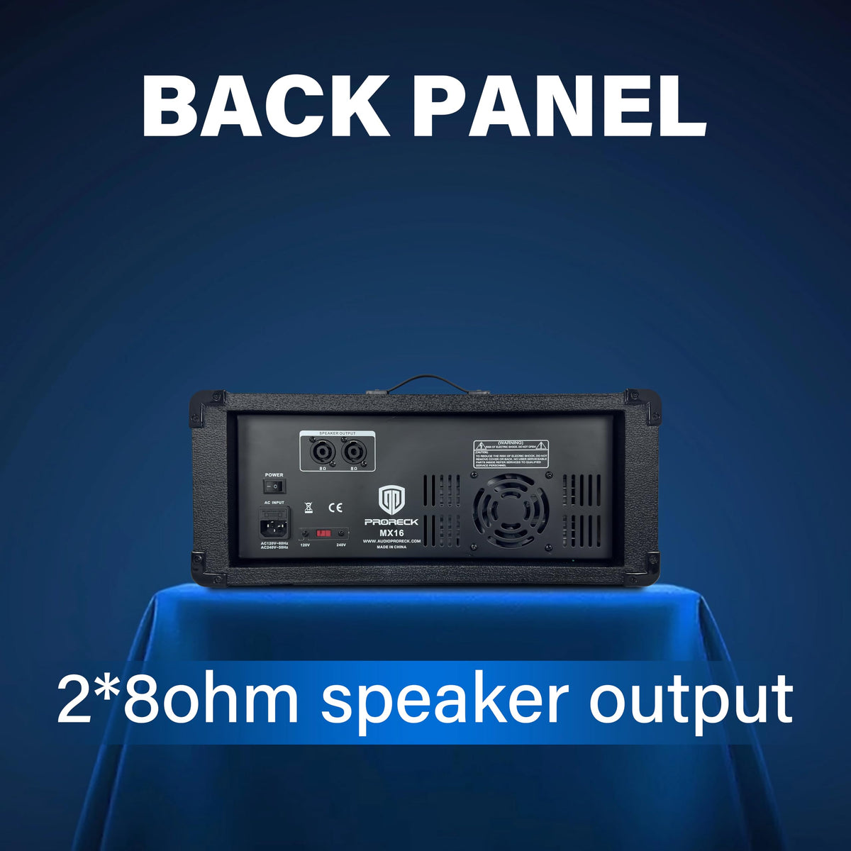 2000W Bluetooth PA Speaker System with 6-Channel Powered Mixer M757