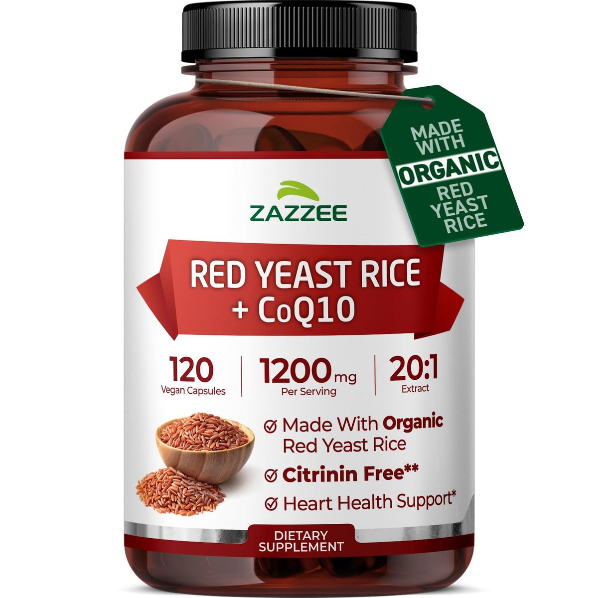 Organic Red Yeast Rice Extract with CoQ10 B727