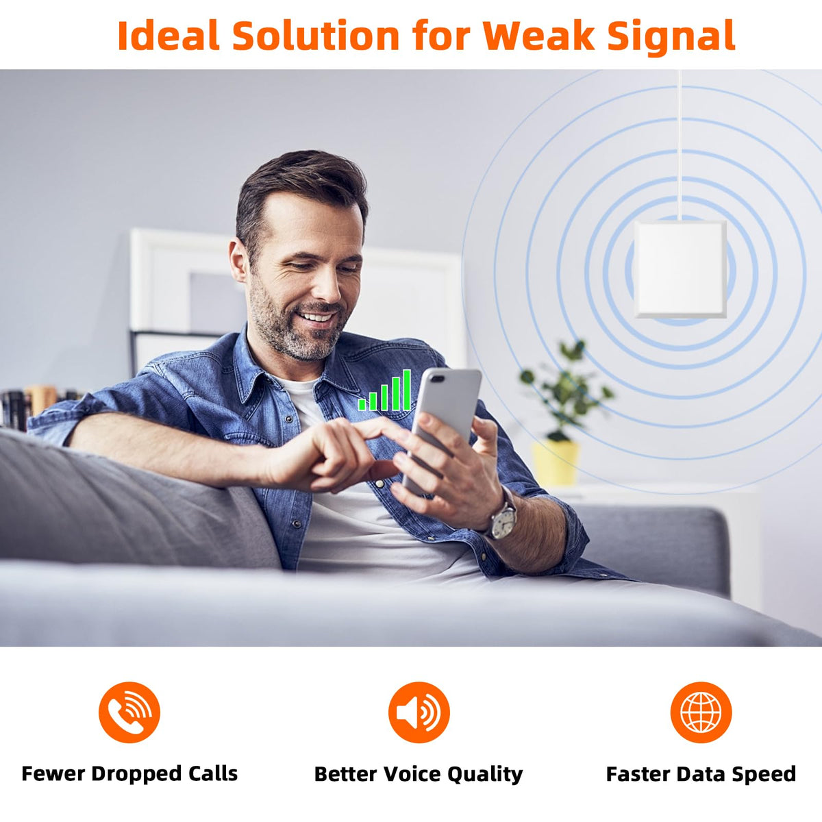 Cell Phone Signal Booster 5G 4G LTE P993