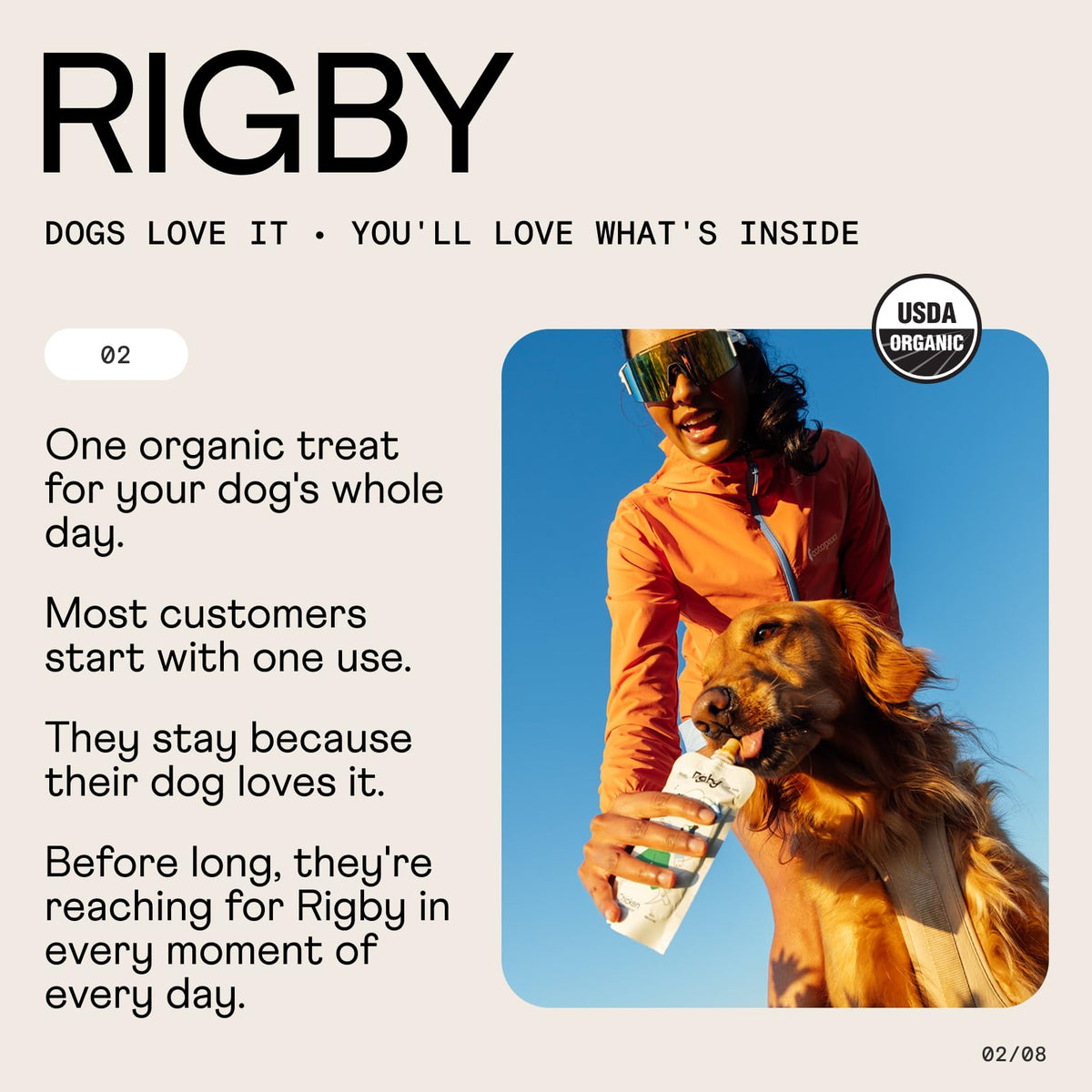 Organic Grass-Fed Beef Dog Treats 6 Pack O2328