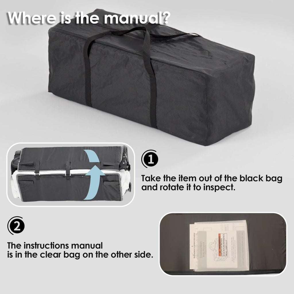 4 in 1 Black Baby Playard N259