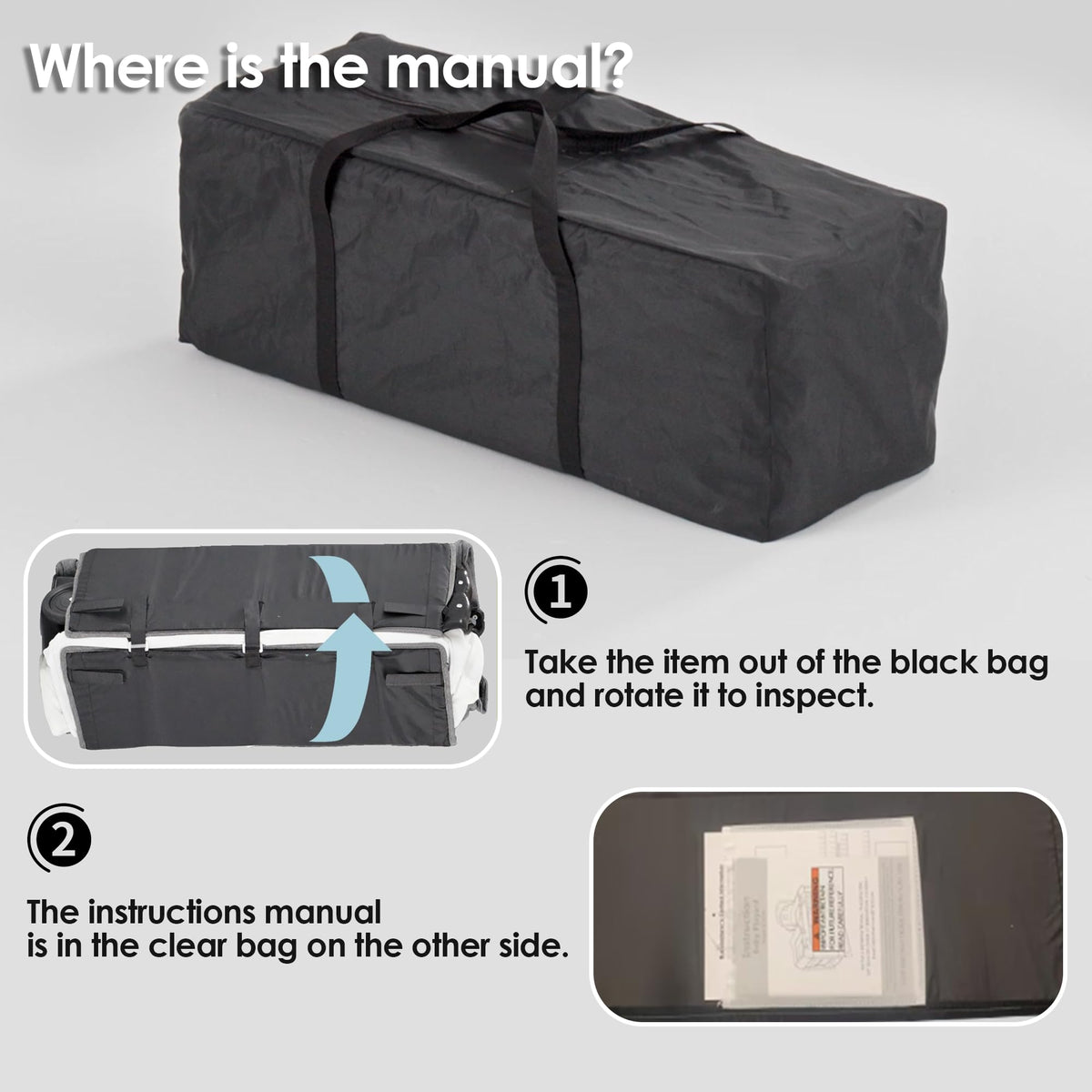 4 in 1 Black Baby Playard N259