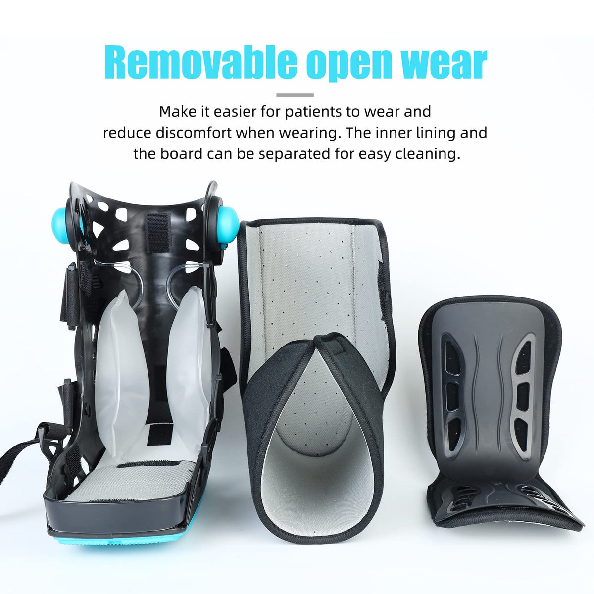 Black Medium Inflatable Walking Boot R41315