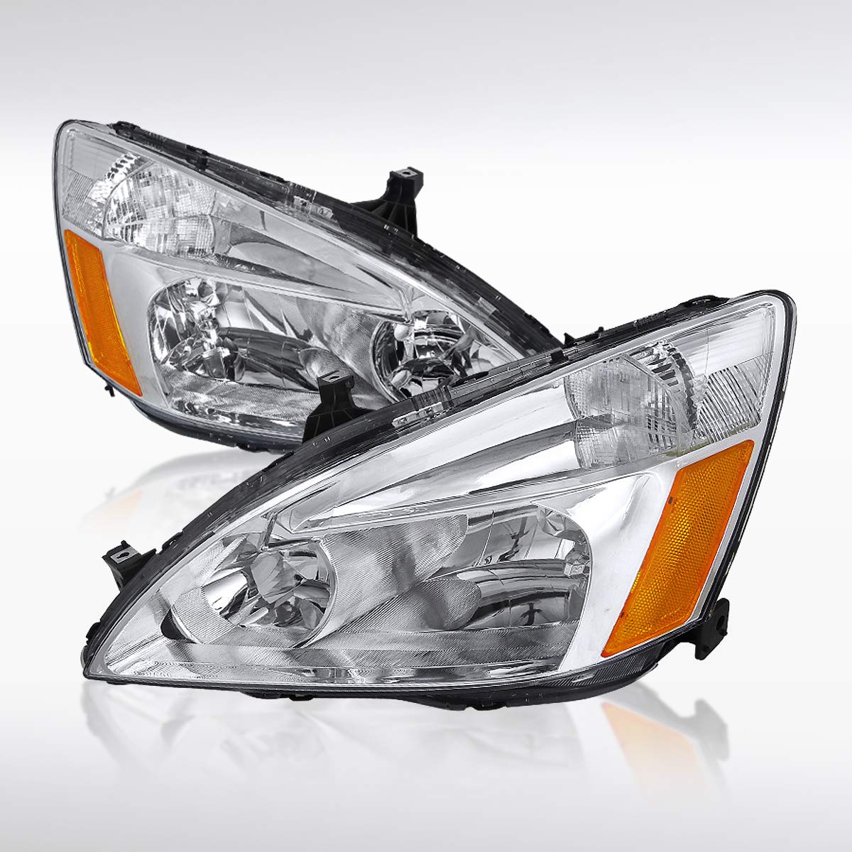 Chrome Left+Right Headlights P15550