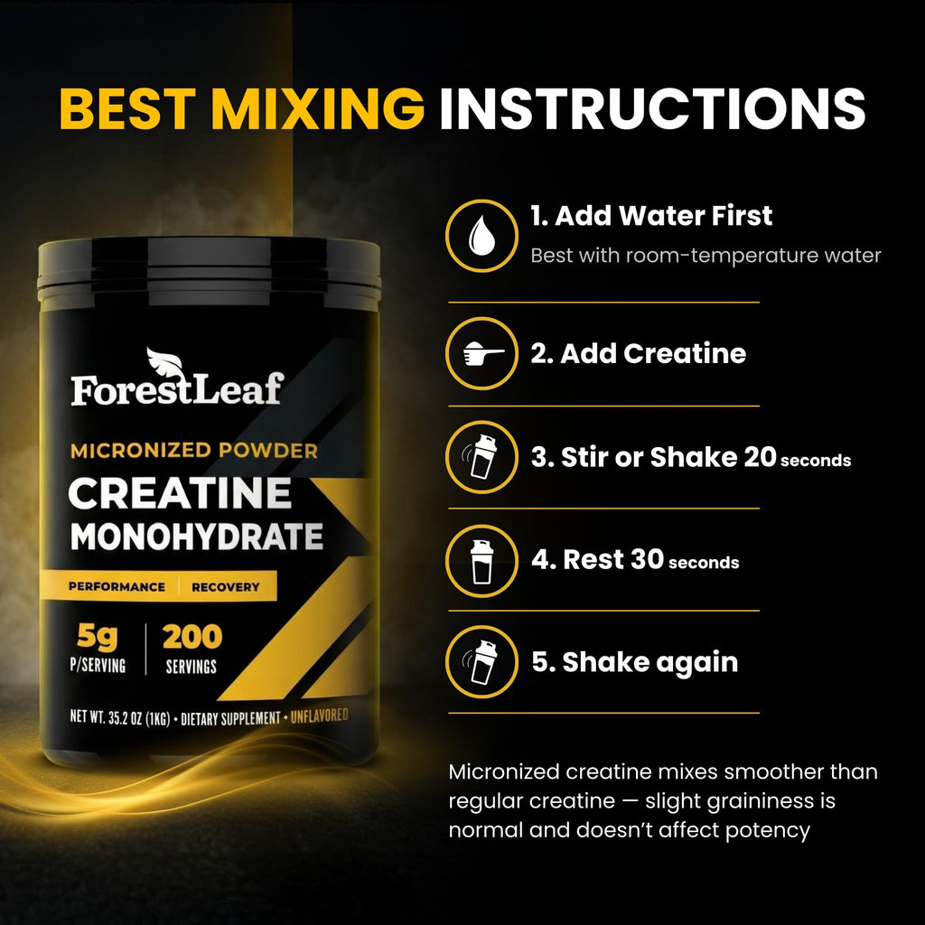 Micronized Creatine Monohydrate Powder 5G Per Serving 200 Servings B3024