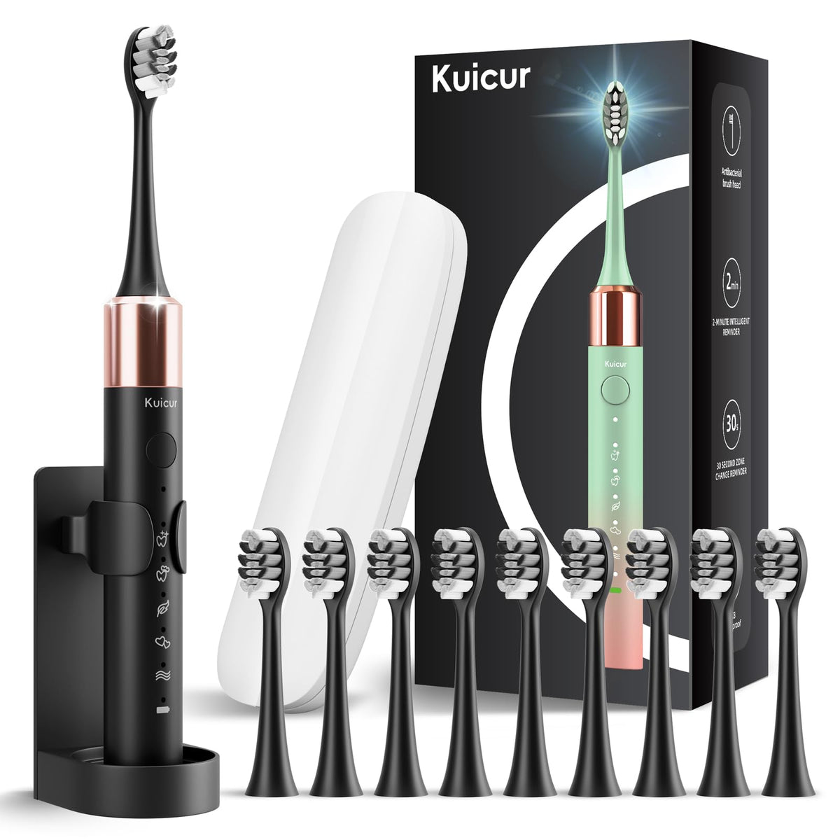 2 Pack Electric Toothbrush E737