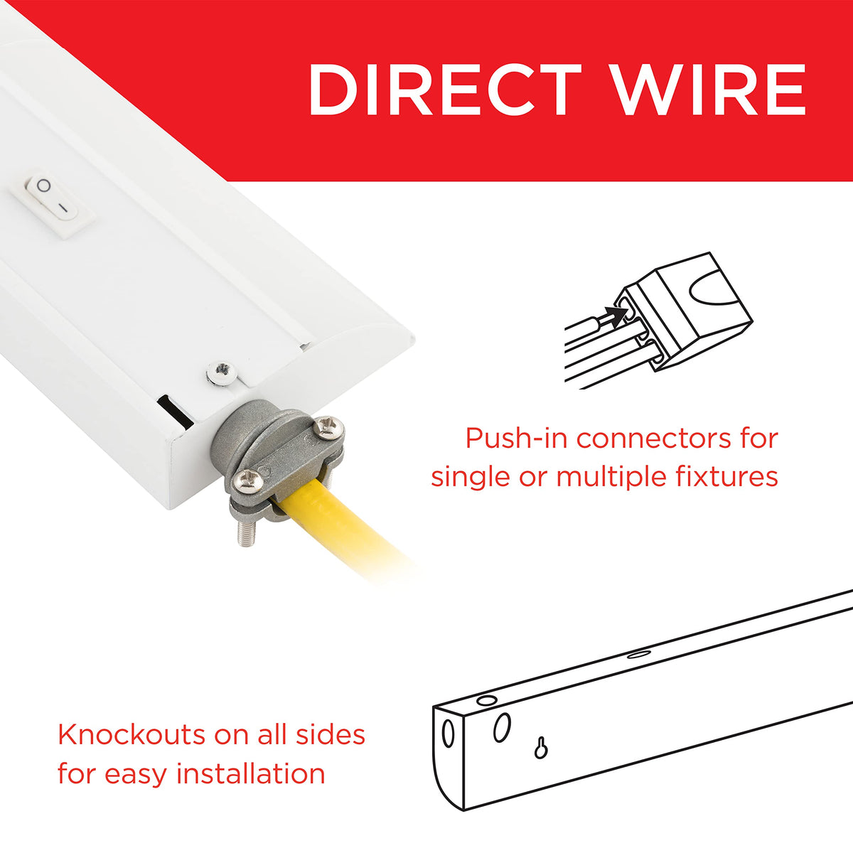 24 Inch Dimmable Under Cabinet Light C961