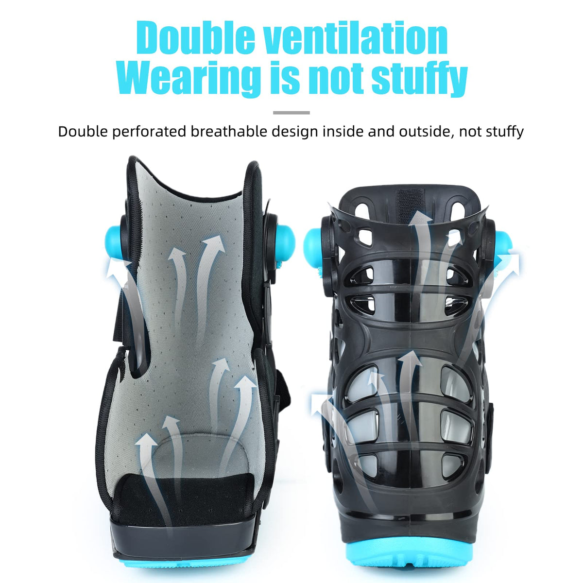 Black Medium Inflatable Walking Boot R41315