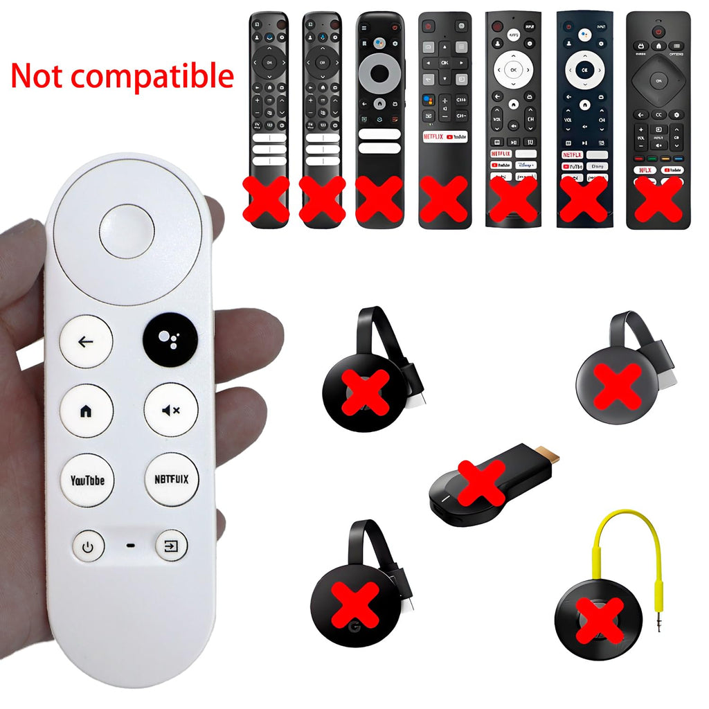 Replacement Voice Remote Control Compatible with Google Chromecast TV H6508