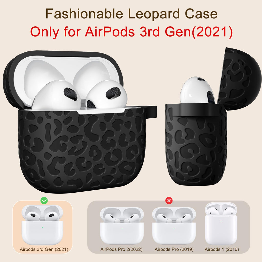 Black AirPod 3rd Generation Case with Keychain H6780