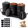 Airtight Dog Treat Container Set with Lid and Tray R152586