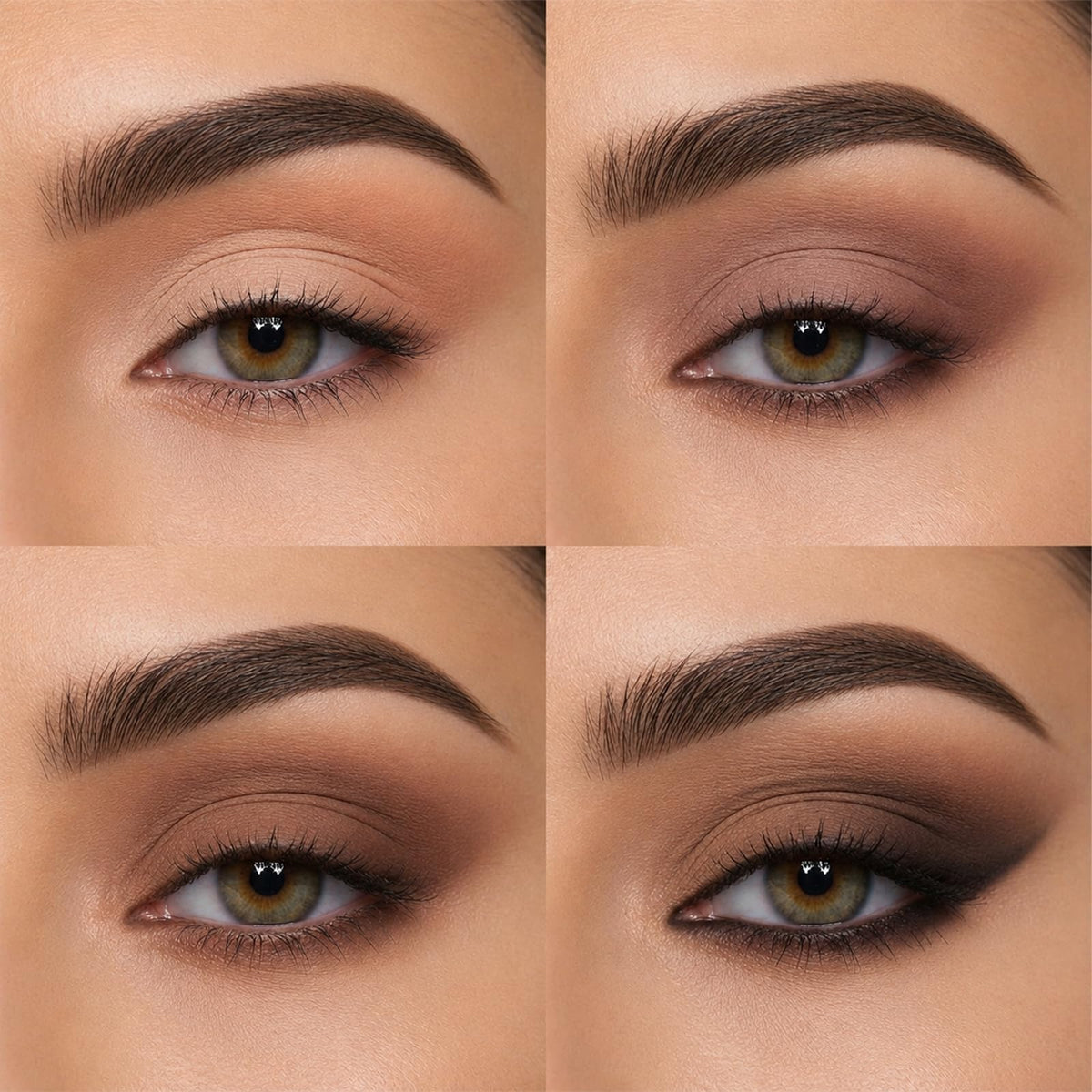 Neutral Nude 9 Colors Matte Eyeshadow Palette with Mirror C74900