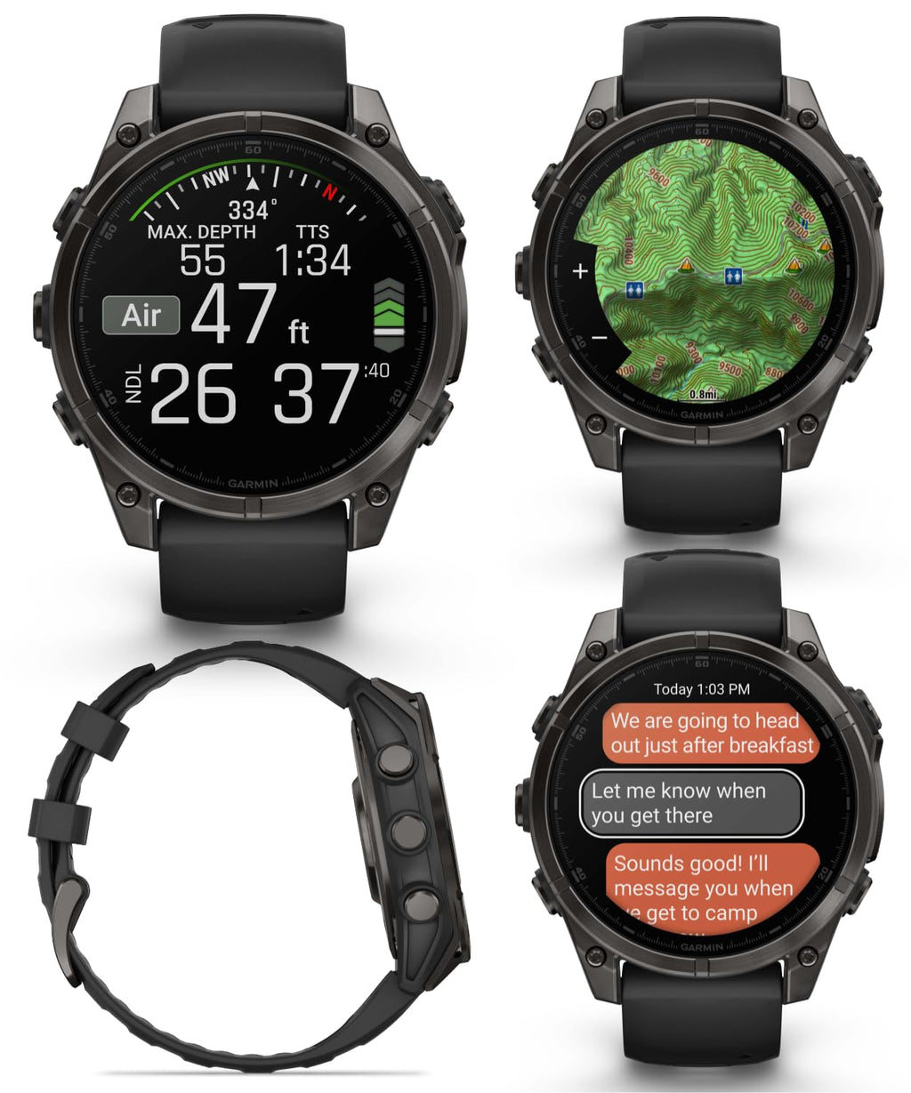 47 mm AMOLED Sapphire Multisport GPS Smartwatch P2763