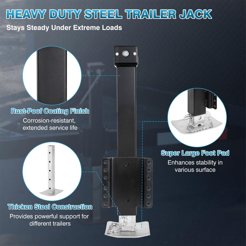 8000LBS Heavy Duty Trailer Jack V386557
