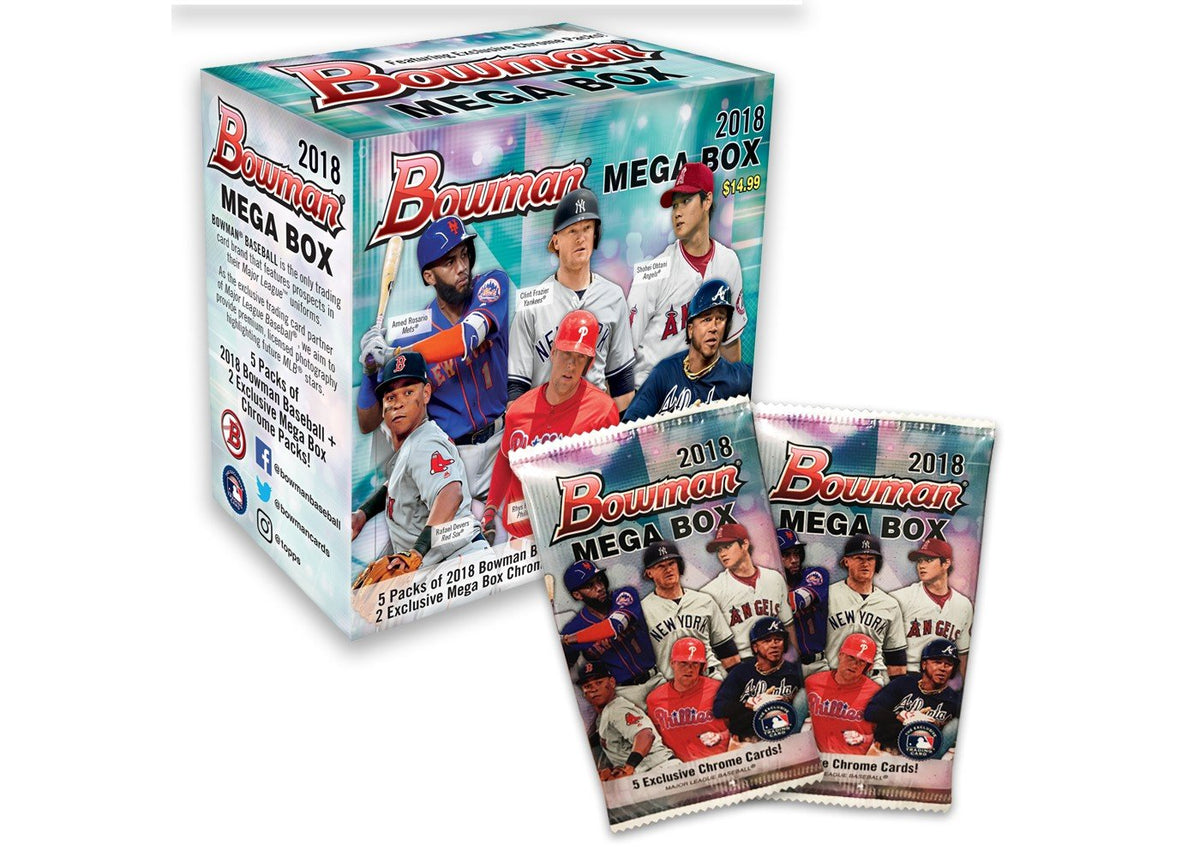MLB Baseball Trading Card Mega Box with Chrome Pack Q15507