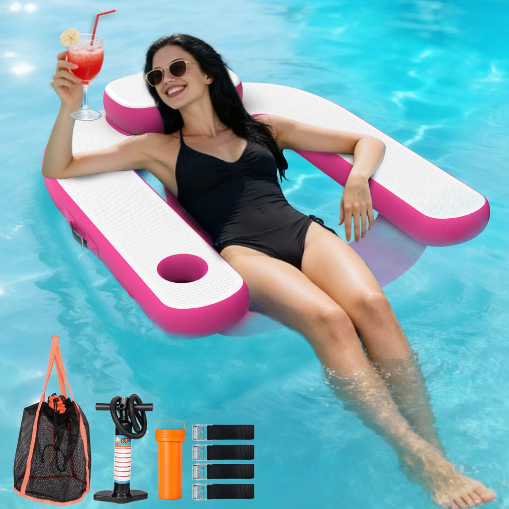 Pool Floats with Cup Holder & Headrest T20656