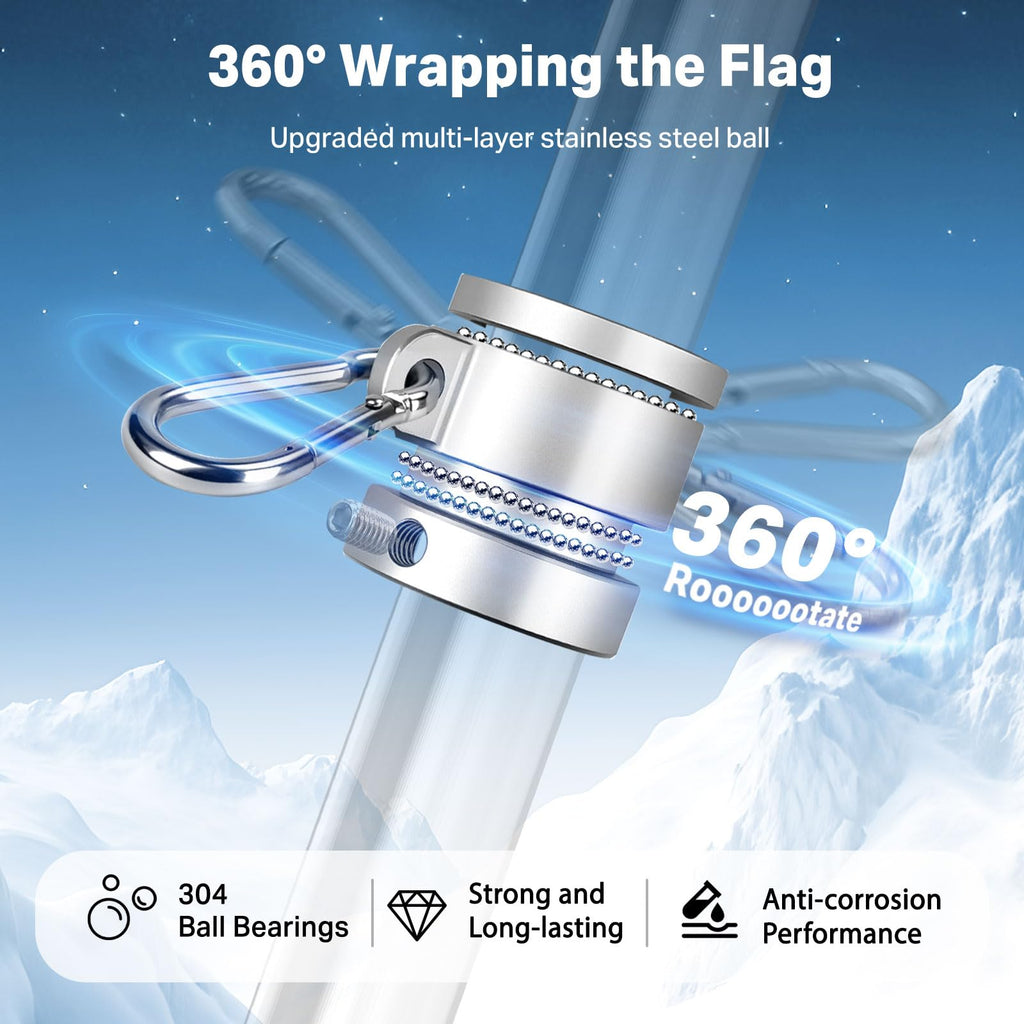 6FT 304 Stainless Steel Flag Pole N18276