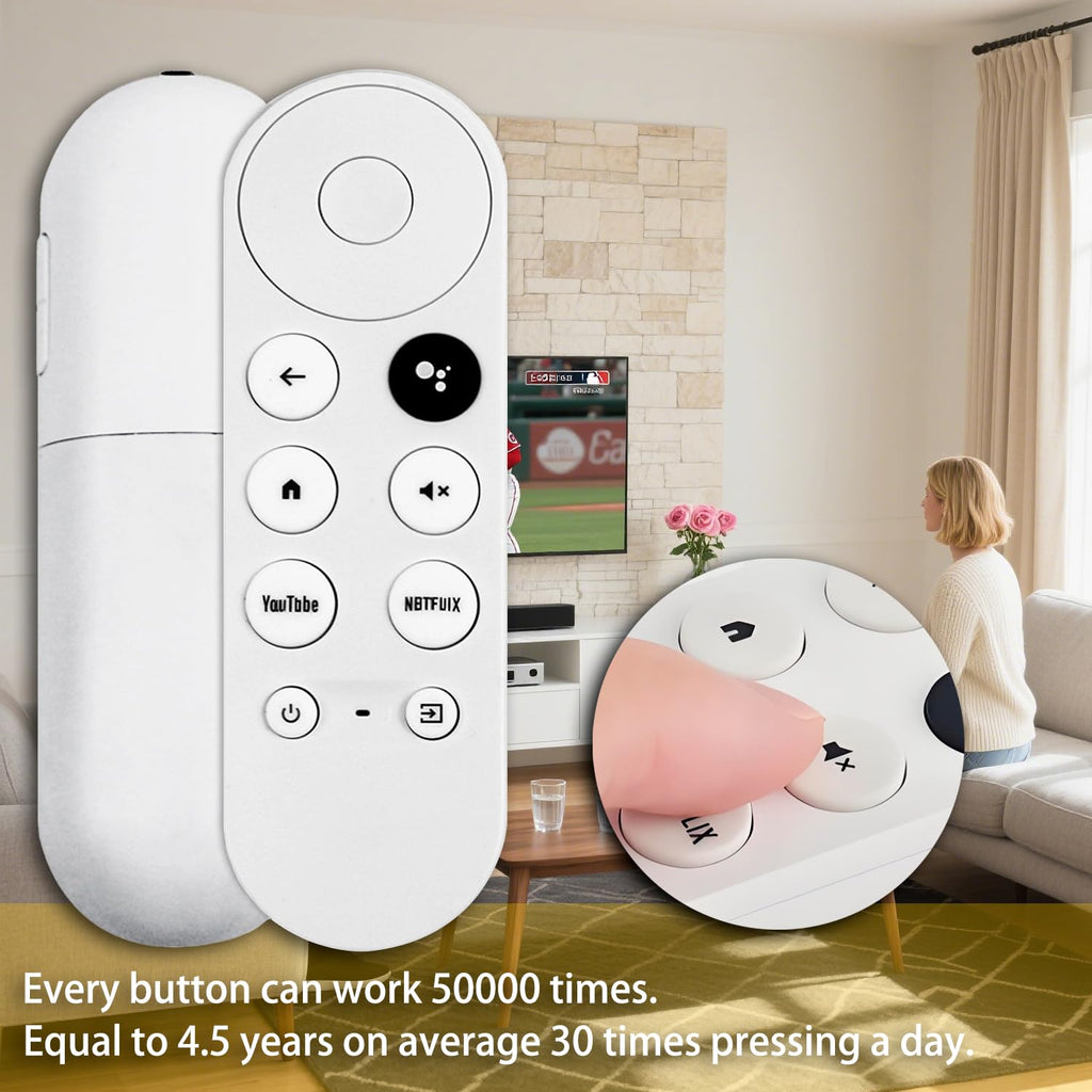 Replacement Voice Remote Control Compatible with Google Chromecast TV H6508
