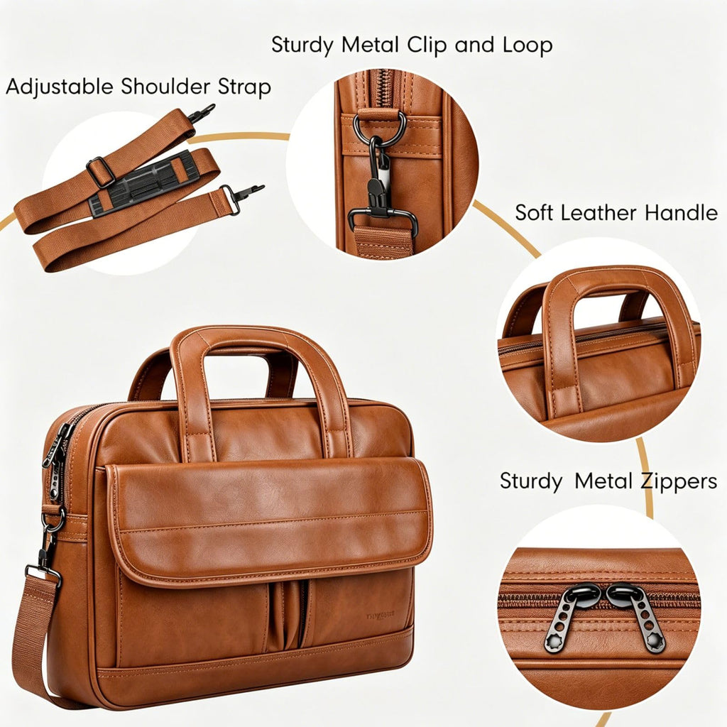 Leather 15.6 Inch Laptop Bag I683