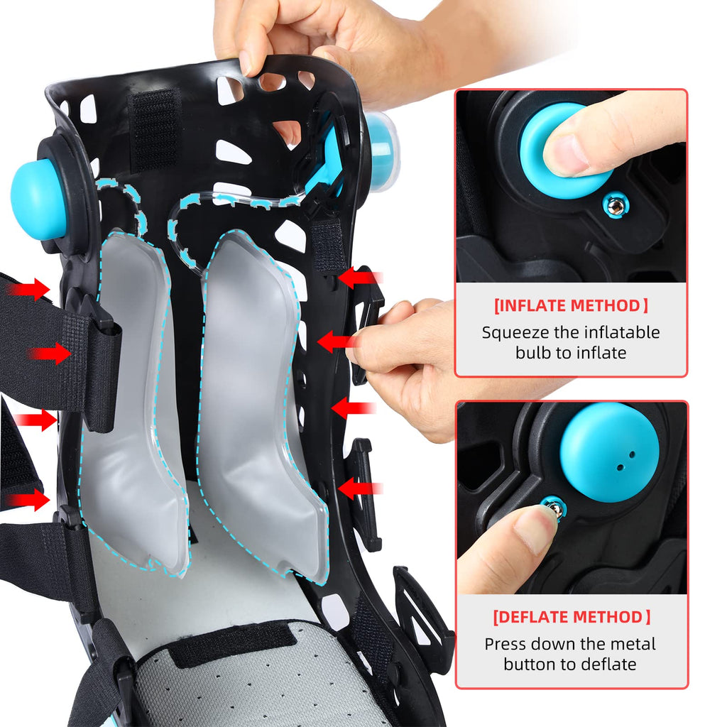 Black Medium Inflatable Walking Boot R41315
