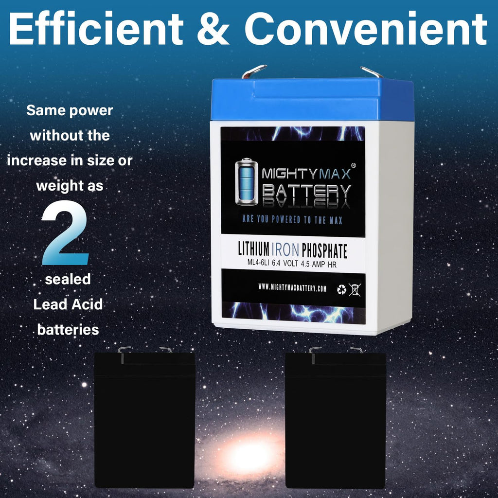 6V 4.5AH Lithium Replacement Battery F835