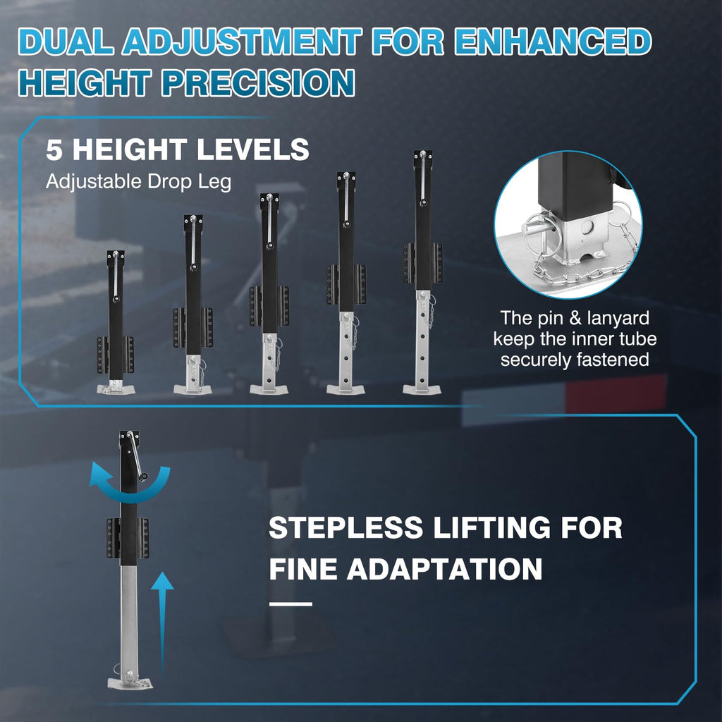 8000LBS Heavy Duty Trailer Jack V386557