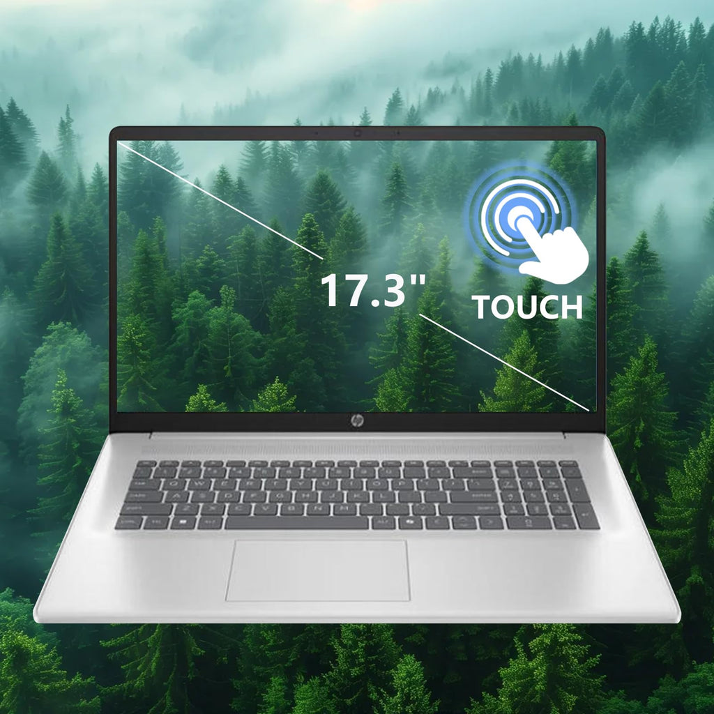 17.3" Touch Screen Laptop, 32GB RAM, 1TB SSD, AMD Ryzen 5, Windows 11 Pro, Silver R308