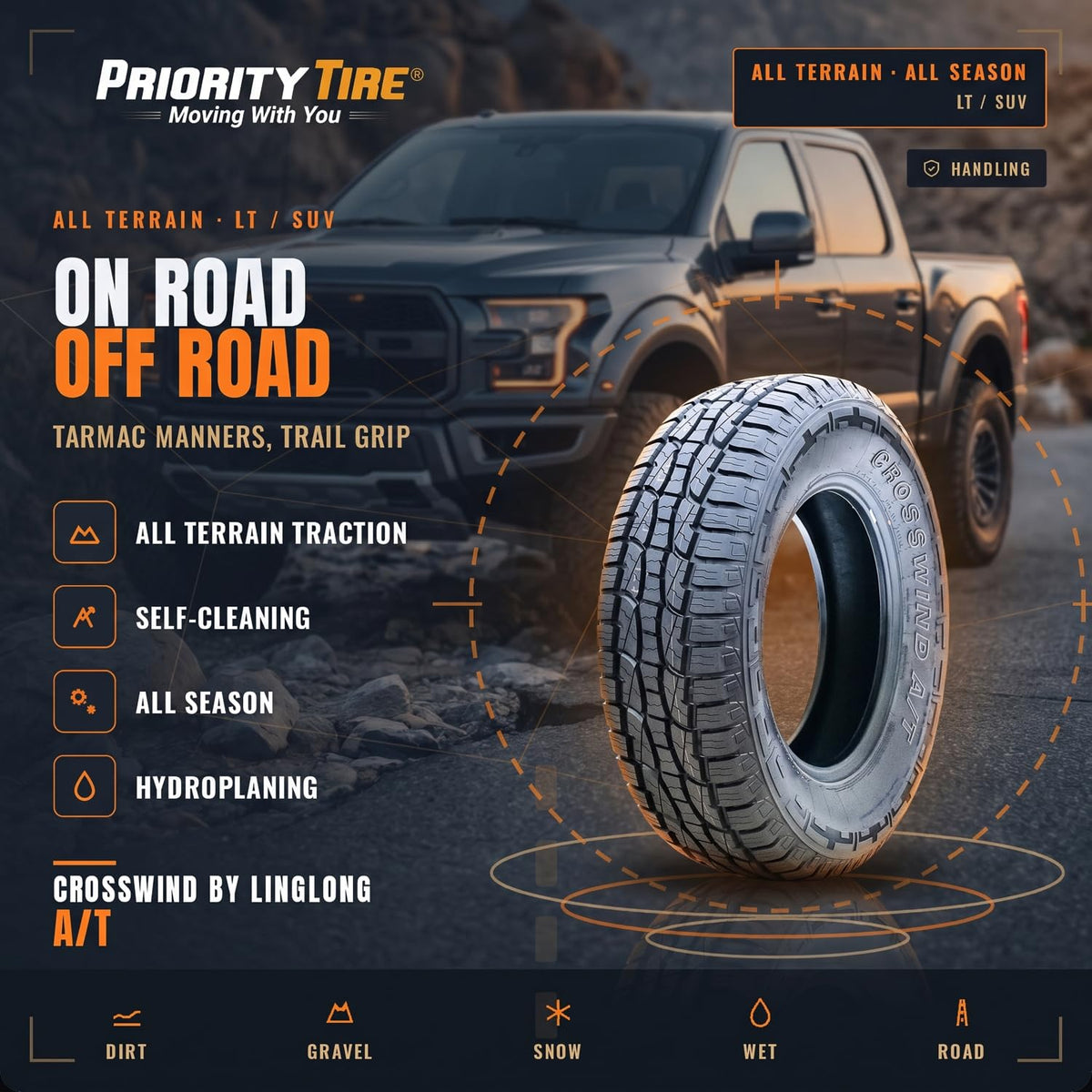 265/70R18 116T Tires Z2417