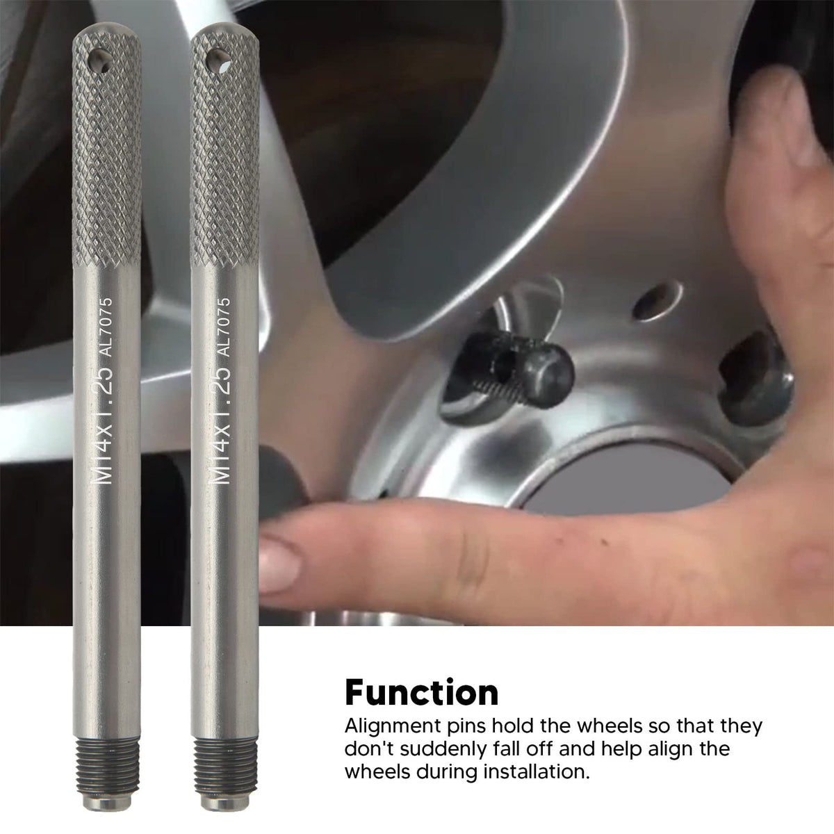 M14*1.5 & M14*1.25 Wheel Alignment Pin Set D508840
