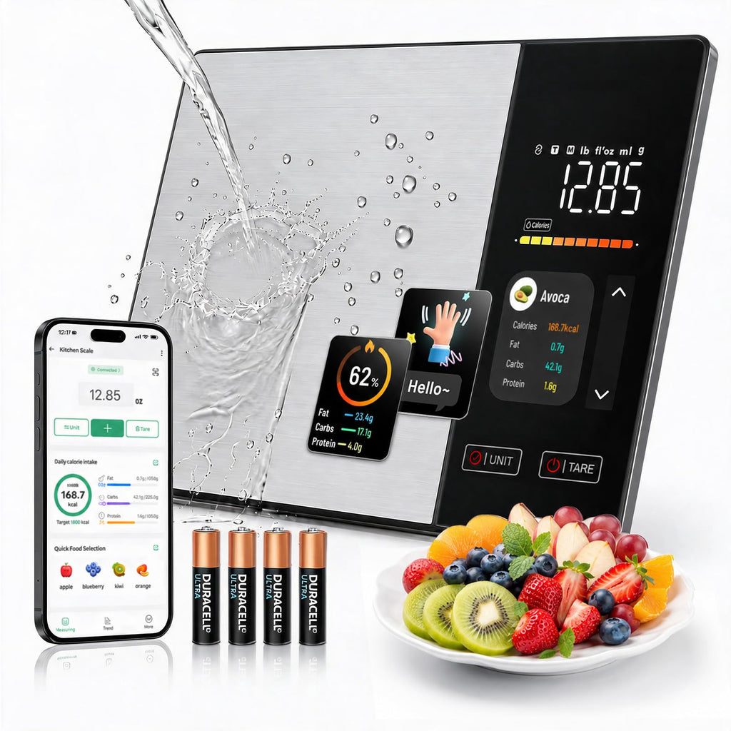 11lb Stainless Steel Digital Kitchen Scale K6358