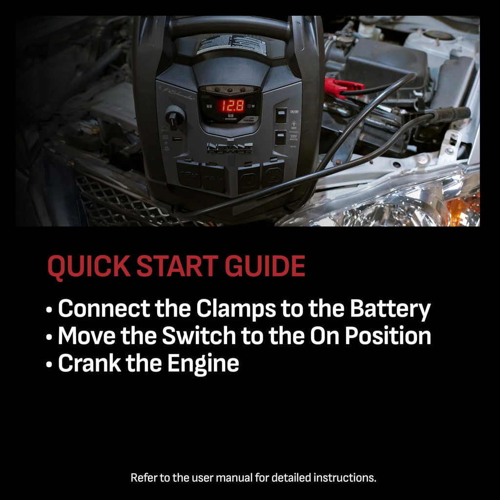 12V Car Battery Jump Starter & Power Station D437415