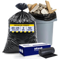Black Heavy Duty 40-45 Gallon Trash Bags 3.0 Mil 50 Count Y218