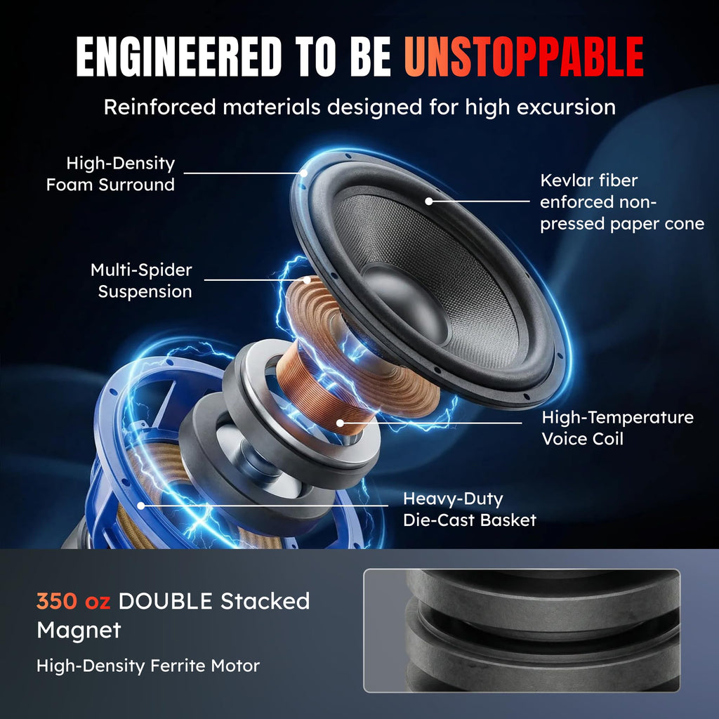 18 Inch 2 Ohm Car Subwoofer T116964